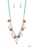 BEACH for the Sun - Blue Paparazzi Necklace All Eyes On U Jewelry