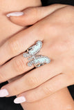 All Good WINGS - Blue Paparazzi Ring All Eyes On U Jewelry