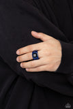 Daily Dominance - Blue Paparazzi Ring All Eyes On U Jewelry