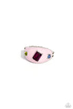 Blinding Behavior - Pink Paparazzi Ring