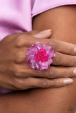 Lush Lotus - Pink Paparazzi Ring