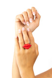 Lively Lips - Red Paparazzi Ring
