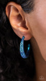 Obsessed with Ombré - Blue Paparazzi Earrings