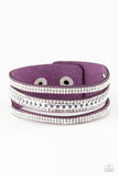 Rollin In Rhinestones Purple Paparazzi Bracelet