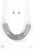Lady In Waiting White Pearl Necklace- Paparazzi Accessories
