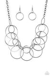 Circa de Couture Black Paparazzi Necklace All Eyes On U Jewelry Store