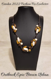 Outback Epic Brown Paparazzi Necklace