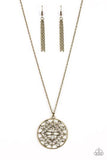 Mandala Melody Brass Paparazzi Necklace All Eyes On U Jewelry Store