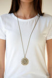 Mandala Melody Brass Paparazzi Necklace All Eyes On U Jewelry Store