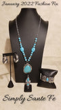 Simply Santa Fe Blue Paparazzi Fashion Fix Set All Eyes On U Jewelry