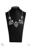 Miss YOU-niverse - Silver Paparazzi Necklace All Eyes On U Jewelry