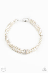 Put On Your Party Dress White Paparazzi Necklace