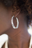 GLITZY By Association White Paparazzi Earrings All Eyes On U Jewelry 