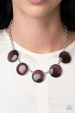 Ethereal Escape Purple Paparazzi Necklace All Eyes On U Jewelry 