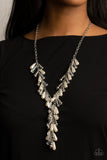 Dripping With DIVA-ttitude White Paparazzi Necklace All Eyes On U 