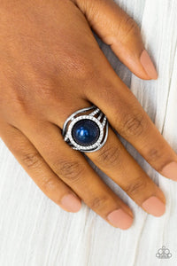 Pampered In Pearls Blue Paparazzi Ring All Eyes On U Jewelry Store 