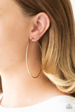 Meet Your Maker Brass Paparazzi Earrings All Eyes On U