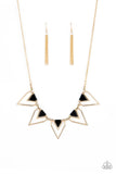 The Pack Leader Gold Paparazzi Necklace All Eyes On U Jewelry 