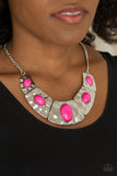 Ruler In Favor Pink Paparazzi Necklace