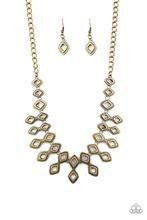 Geometric Brass Paparazzi Necklace All Eyes On U Jewelry Store