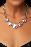 All The Worlds My Stage - Multicolor Paparazzi Necklace All Eyes On U Jewelry 