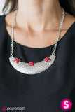 Fierce Fascination Red Paparazzi Necklace All Eyes On U