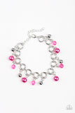 Fancy Fascination Pink Paparazzi Bracelet All Eyes On U Jewelry 