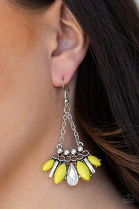 Terra Tribe Yellow Paparazzi Earrings
