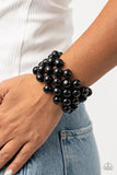 Tiki Tropicana Black Paparazzi Bracelet All Eyes On U Jewelry 