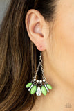 Terra Tribe Green Paparazzi Earrings
