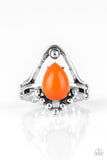 The Bold and the Bead-FUL Orange Paparazzi Ring