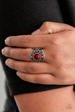 On An Adventure Red Paparazzi Ring