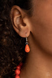 High Alert Orange Paparazzi Necklace All Eyes On U Jewelry Accessories