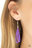 Savannah Surfin Purple Paparazzi Necklace
