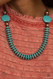 Desert Revival Blue Paparazzi Necklace All Eyes On U Jewelry