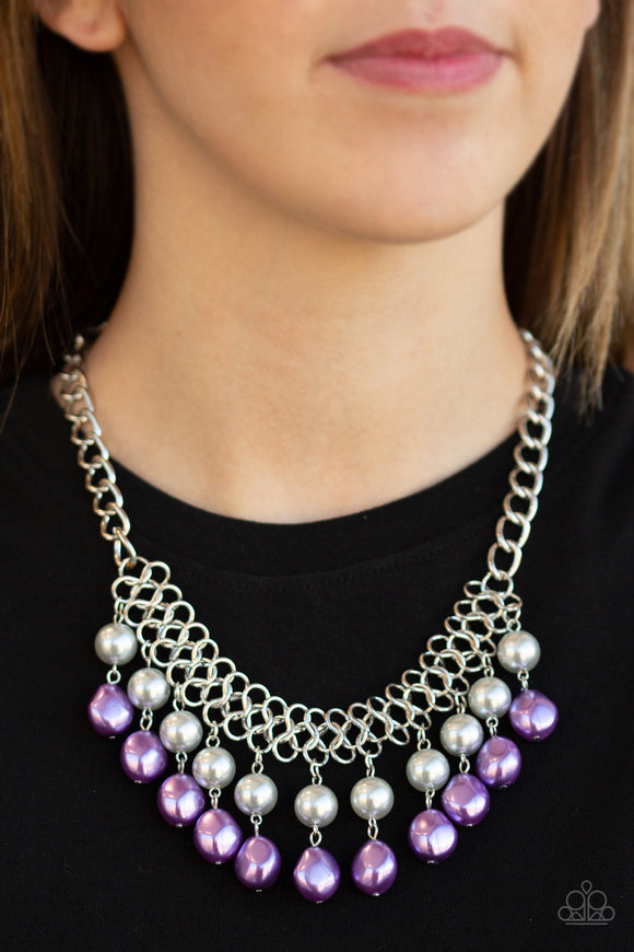 Courageously Catwalk - Purple Necklace - Paparazzi Accessories –  Sassysblingandthings