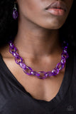 Ice Queen Purple Paparazzi Necklace