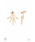 Extra Electric Gold Paparazzi Earrings All Eyes On U Jewelry 