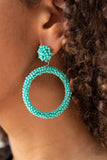 Be All That You Can Bead Blue Paparazzi Earrings All Eyes On U Jewelry
