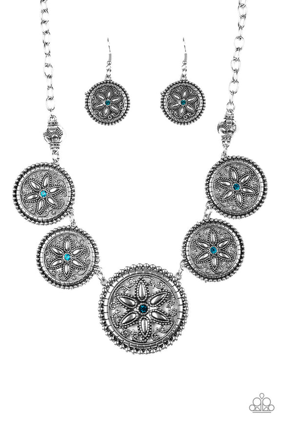 Written In The STAR LILIES Blue Paparazzi Necklace