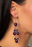 Superstar Social Purple Paparazzi Earrings All Eyes On U Jewelry 