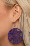 Fresh Off The Vine Purple Paparazzi Earrings All Eyes On U Jewelry 