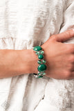 Celestial Escape Green Paparazzi Bracelet All Eyes On U Jewelry