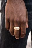 Men’s Gold Paparazzi Ring All Eyes On U