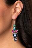 Look At Me Glow Multicolor Paparazzi Earrings All Eyes On U Jewelry 