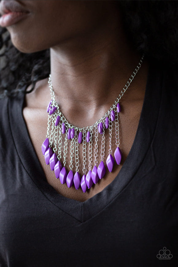 Bright Horizons Purple Necklace and Bracelet Set | Paparazzi Accessories |  $10.00