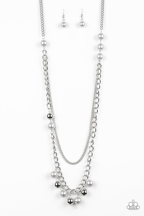 Modern Musical Silver Paparazzi Necklace