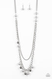 Modern Musical Silver Paparazzi Necklace