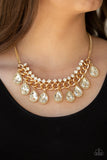 All Toget-HEIR Now Gold Paparazzi Necklace All Eyes On U Jewelry 