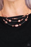 Pacific Pageantry Copper Paparazzi Necklace